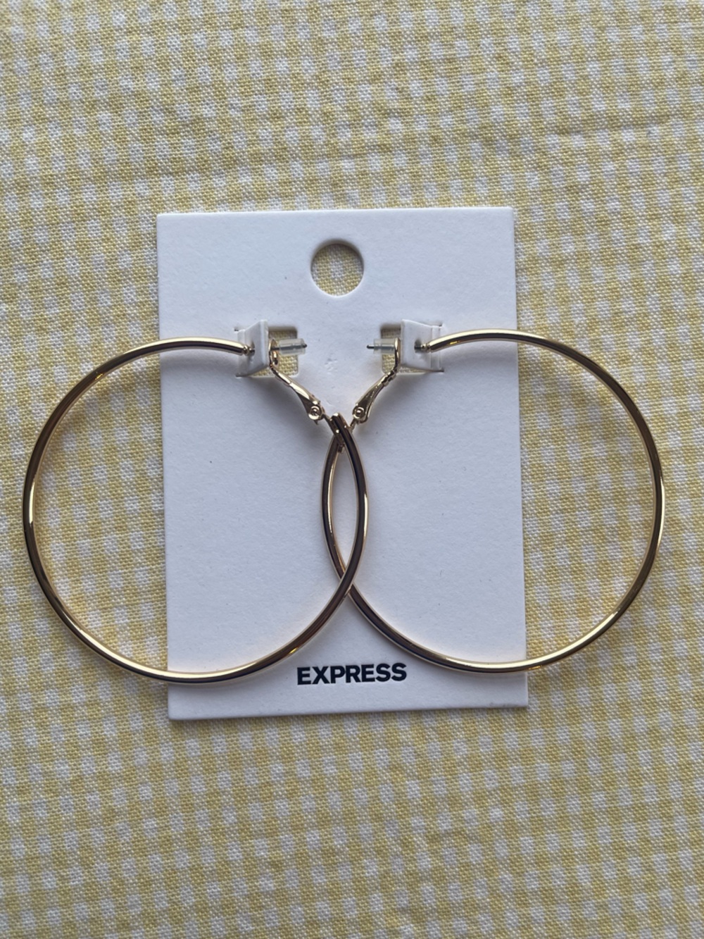 Express Hoop Earrings - Classic Large Hoops